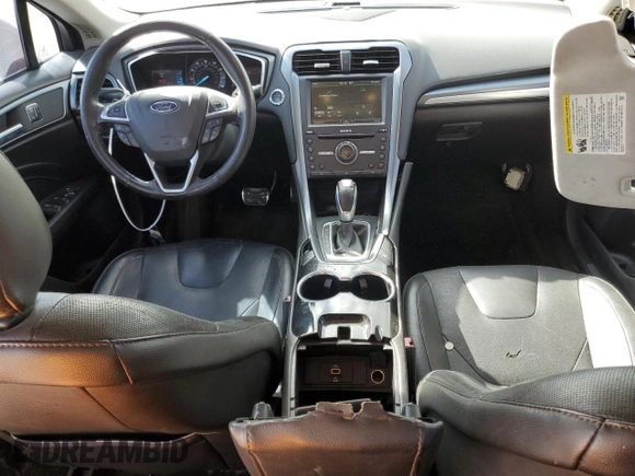 2016 Ford Fusion Titanium with VIN 3FA6P0K99GR110286, listed as a Copart auction lot 45089985 with 95,066 mi miles and Salvage Title. Bid and sale history available at DreamBid. Image 8.