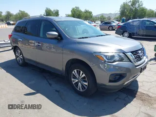 2020 Nissan Pathfinder S with VIN 5N1DR2AN6LC647921, listed as a IAAI auction lot 41979913 with 68,830 mi miles and . Bid and sale history available at DreamBid. Image 1.