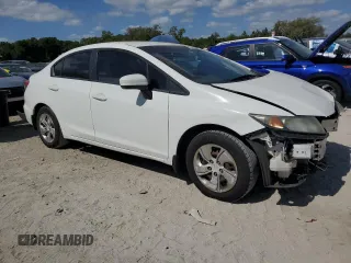 2014 Honda Civic Sedan LX with VIN 19XFB2F50EE051256, listed as a Copart auction lot 55284985 with 148,871 mi miles and Salvage Title. Bid and sale history available at carsss.com. Image 4.