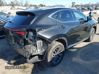 2022 Lexus NX with VIN JTJGKCEZ3N2004456, listed as a IAAI auction lot 41862374 with 27,634 mi miles. Bid and sale history available at carsss.com. Image 4.