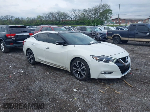 2017 Nissan Maxima SV with VIN 1N4AA6AP1HC408491, listed as a IAAI auction lot 42000982 with 133,481 mi miles and . Bid and sale history available at DreamBid. Image 1.