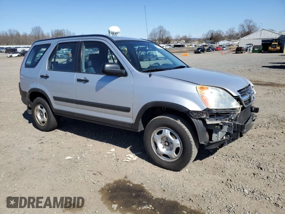 2004 Honda CR-V LX with VIN SHSRD78404U250284, listed as a Copart auction lot 48427055 with 192,795 mi miles and Salvage Title. Bid and sale history available at carsss.com. Image 4.