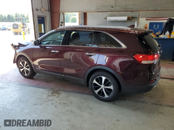 2018 Kia Sorento EX z VIN 5XYPHDA53JG395215, wystawiony jako Copart lot #63330825 z przebiegiem 71 799 mil mil oraz Szkoda całkowita • Salvage title. Historia ofert i sprzedaży dostępna na DreamBid. Obrazek 2.