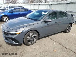 2024 Hyundai Elantra Limited with VIN KMHLP4DG5RU698372, listed as a Copart auction lot 50301235 with 13,079 mi miles and Salvage Title. Bid and sale history available at carsss.com. Image 1.