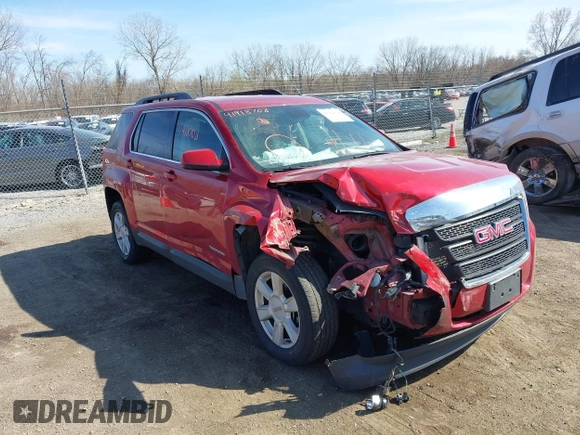 2013 GMC Terrain SLT with VIN 2GKFLVEKXD6205397, listed as a IAAI auction lot 41918708 with 111,780 mi miles and . Bid and sale history available at carsss.com. Image 1.