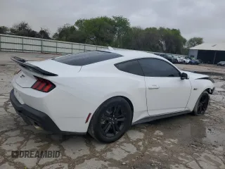 2024 Ford Mustang GT with VIN 1FA6P8CF8R5428697, listed as a Copart auction lot 50731655 with 9,125 mi miles and Salvage Title. Bid and sale history available at carsss.com. Image 3.