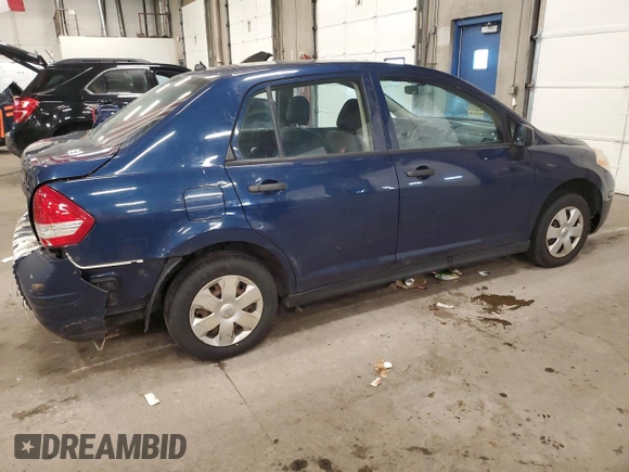 2009 Nissan Versa 1.6 with VIN 3N1CC11E49L458857, listed as a Copart auction lot 59195275 with 100,351 mi miles and Salvage title. Bid and sale history available at DreamBid. Image 3.