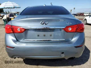2017 Infiniti Q50 3.0t Premium with VIN JN1EV7AP7HM736808, listed as a Copart auction lot 49409185 with 135,802 mi miles and Salvage Title. Bid and sale history available at carsss.com. Image 6.