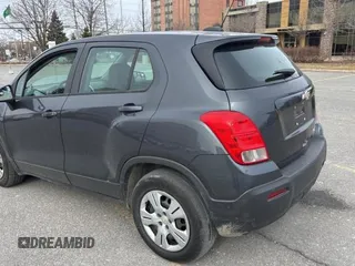 2015 Chevrolet Trax LS with VIN 3GNCJKSBXFL159583, listed as a Copart auction lot 51226045 with 131,374 mi miles and Clean Title. Bid and sale history available at carsss.com. Image 3.