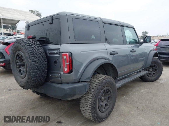 2023 Ford Bronco with VIN 1FMEE5DP6PLB44068, listed as a IAAI auction lot 42034403 with 5,858 mi miles and . Bid and sale history available at DreamBid. Image 4.