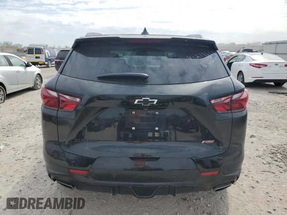 2022 Chevrolet Blazer RS с VIN 3GNKBERS8NS218666, выставлен на аукционе Copart как лот 52580525 с пробегом 43 289 миль миль и Списание • Salvage title. История ставок и продаж доступна на DreamBid. Изображение 6.