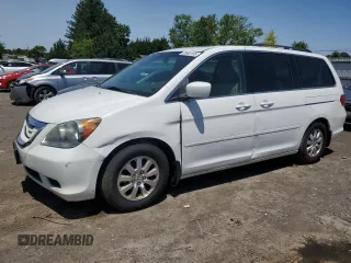 2008 Honda Odyssey EX-L z VIN 5FNRL38788B011245, wystawiony jako Copart lot #58962185 z przebiegiem 160 083 mil mil oraz Czysty tytuł • Clean title. Historia ofert i sprzedaży dostępna na DreamBid. Obrazek 1.