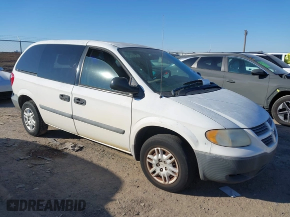 2005 Dodge Caravan SE with VIN 1D4GP25EX5B333234, listed as a IAAI auction lot 41389490 with 161,447 mi miles and . Bid and sale history available at DreamBid. Image 1.