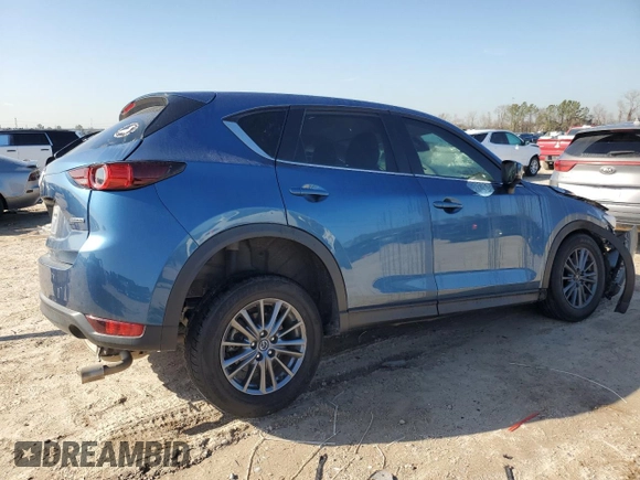 2021 Mazda CX-5 Sport with VIN JM3KFABMXM1379089, listed as a Copart auction lot 46674345 with 0 mi miles and Salvage Title. Bid and sale history available at carsss.com. Image 3.