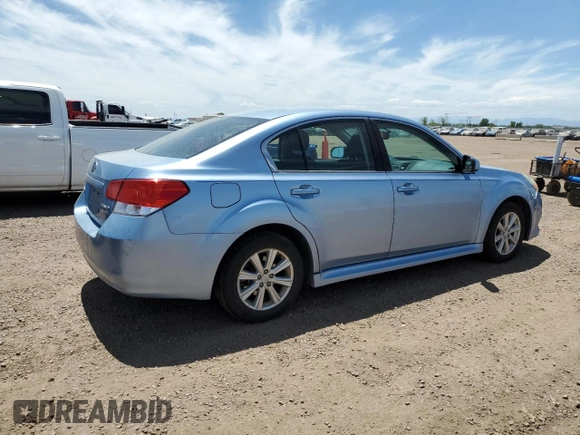 2011 Subaru Legacy Premium with VIN 4S3BMBC6XB3249612, listed as a Copart auction lot 62955025 with 128,039 mi miles and Salvage title. Bid and sale history available at DreamBid. Image 3.