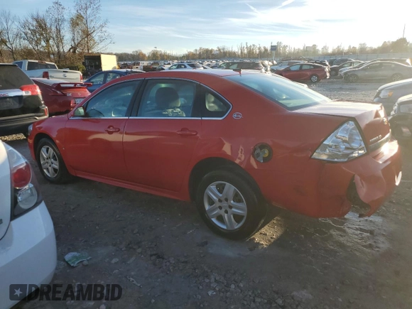 2009 Chevrolet Impala LS with VIN 2G1WB57KX91168389, listed as a Copart auction lot 79554244 with 179,319 mi miles and Salvage Title. Bid and sale history available at DreamBid. Image 2.
