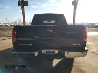 2008 Nissan Titan XE with VIN 1N6AA07D68N359813, listed as a Copart auction lot 43197685 with 136,828 mi miles and Salvage Title. Bid and sale history available at carsss.com. Image 6.