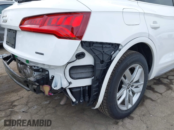 2020 Audi Q5 Premium with VIN WA1ANAFY3L2064383, listed as a IAAI auction lot 42100480 with 51,123 mi miles and . Bid and sale history available at DreamBid. Image 21.