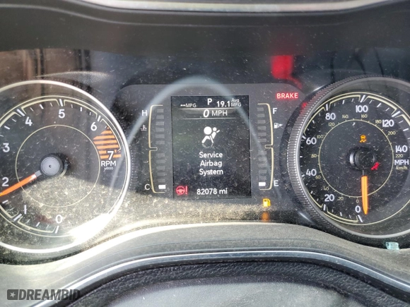 2020 Jeep Cherokee Latitude Plus with VIN 1C4PJMLB6LD518188, listed as a Copart auction lot 54678403 with 82,078 mi miles and Salvage Title. Bid and sale history available at carsss.com. Image 18.