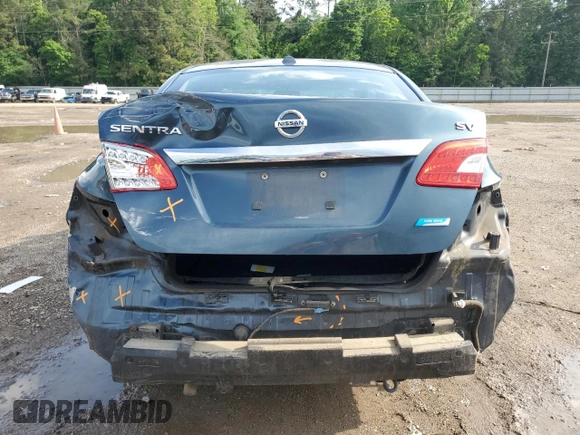 2014 Nissan Sentra S with VIN 3N1AB7AP7EY248099, listed as a Copart auction lot 54675805 with 111,642 mi miles and Salvage Title. Bid and sale history available at DreamBid. Image 6.