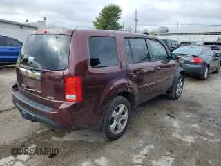 2012 Honda Pilot EX-L with VIN 5FNYF4H56CB012913, listed as a Copart auction lot 81341244 with 207,287 mi miles and Non Repairable. Bid and sale history available at DreamBid. Image 3.