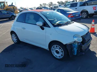 2013 FIAT 500 Pop with VIN 3C3CFFDR3DT514817, listed as a IAAI auction lot 41334662 with 74,899 mi miles. Bid and sale history available at carsss.com. Image 1.