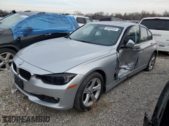 2015 BMW 3 Series 328i xDrive with VIN WBA3B5C52FP654491, listed as a Copart auction lot 83463444 with 88,297 mi miles and Salvage Title. Bid and sale history available at carsss.com. Image 1.