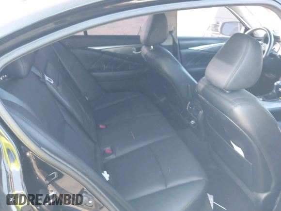 2017 Infiniti Q50 2.0t with VIN JN1CV7AP6HM642216, listed as a IAAI auction lot 41362110 with 99,542 mi miles and . Bid and sale history available at carsss.com. Image 8.