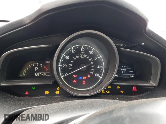 2018 Mazda 3 Touring with VIN 3MZBN1V32JM267882, listed as a Copart auction lot 48735085 with 53,742 mi miles and Salvage Title. Bid and sale history available at carsss.com. Image 9.