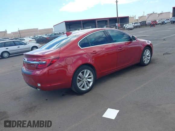 2015 Buick Regal with VIN 2G4GK5EX0F9107443, listed as a IAAI auction lot 41643067 with 77,788 mi miles. Bid and sale history available at carsss.com. Image 4.