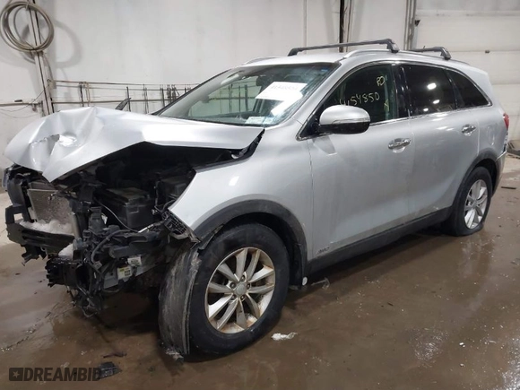 2017 Kia Sorento LX with VIN 5XYPGDA31HG323621, listed as a IAAI auction lot 41548520 with 96,692 mi miles. Bid and sale history available at carsss.com. Image 2.