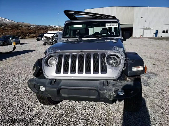 2019 Jeep Wrangler Unlimited Sport with VIN 1C4HJXDG9KW561720, listed as a Copart auction lot 44467445 with 69,290 mi miles and Salvage Title. Bid and sale history available at carsss.com. Image 11.