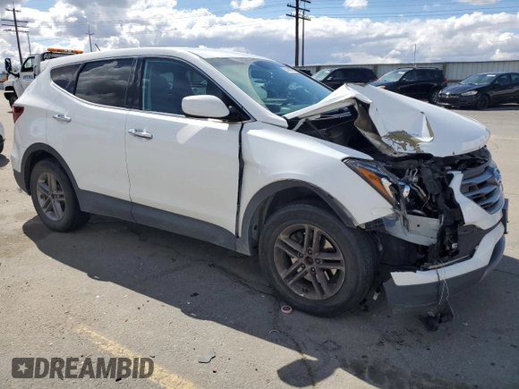 2018 Hyundai Santa Fe 2.4L z VIN 5NMZTDLB1JH076587, wystawiony jako Copart lot #51484585 z przebiegiem 106 026 mil mil oraz Szkoda całkowita • Salvage title. Historia ofert i sprzedaży dostępna na DreamBid. Obrazek 4.