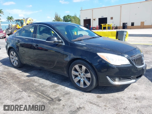 2016 Buick Regal with VIN 2G4GK5EX1G9111387, listed as a IAAI auction lot 42190399 with 87,237 mi miles. Bid and sale history available at carsss.com. Image 1.