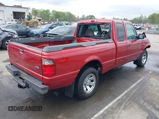 2001 Ford Ranger XLT Appearance with VIN 1FTYR14E81TA29380, listed as a IAAI auction lot 41956602 with 165,528 mi miles. Bid and sale history available at carsss.com. Image 4.