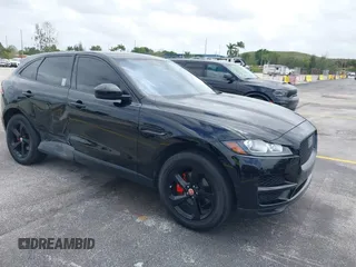 2019 Jaguar F-Pace 25t Premium with VIN SADCJ2FX9KA354949, listed as a IAAI auction lot 41959776 with 56,650 mi miles and . Bid and sale history available at DreamBid. Image 1.