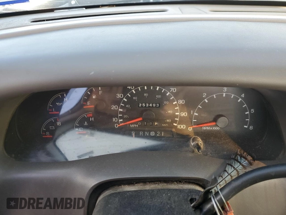 1999 Ford F-250 with VIN 1FDNF20L3XED36521, listed as a Copart auction lot 79300994 with 253,493 mi miles and Salvage title. Bid and sale history available at DreamBid. Image 9.
