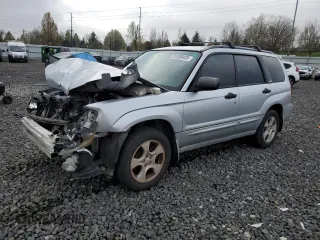 2003 Subaru Forester XS z VIN JF1SG65673H763360, wystawiony jako Copart lot #51309435 z przebiegiem 200 851 mil mil oraz Szkoda całkowita • Salvage title. Historia ofert i sprzedaży dostępna na DreamBid. Obrazek 1.