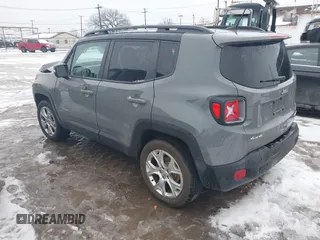 2020 Jeep Renegade Limited with VIN ZACNJBD11LPL74100, listed as a IAAI auction lot 41140117 with 45,067 mi miles and . Bid and sale history available at DreamBid. Image 3.