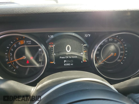 2021 Jeep Wrangler Unlimited Sport S z VIN 1C4HJXDN7MW527762, wystawiony jako Copart lot #54991125 z przebiegiem 83 382 mil mil oraz Szkoda całkowita • Salvage title. Historia ofert i sprzedaży dostępna na DreamBid. Obrazek 9.