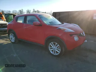 2015 Nissan Juke SV with VIN JN8AF5MR4FT505513, listed as a Copart auction lot 42728665 with 76,343 mi miles and Salvage Title. Bid and sale history available at carsss.com. Image 4.