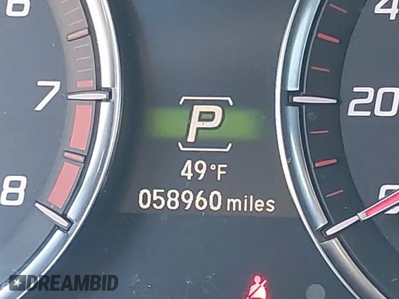 2019 Acura TLX w/A-Spec Pkg with VIN 19UUB1F6XKA000681, listed as a IAAI auction lot 41224143 with 58,960 mi miles. Bid and sale history available at carsss.com. Image 16.