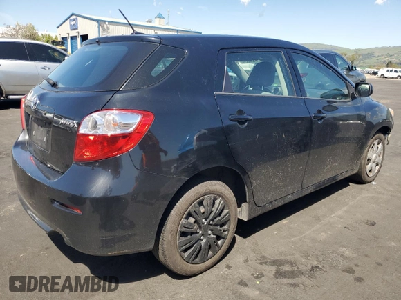2009 Toyota Matrix with VIN 2T1KU40E89C044203, listed as a Copart auction lot 51802845 with 128,260 mi miles and Salvage Title. Bid and sale history available at carsss.com. Image 3.