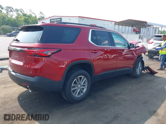 2023 Chevrolet Traverse LT Cloth z VIN 1GNERGKWXPJ196658, wystawiony jako IAAI lot #42404287 z przebiegiem 49 896 mil mil oraz . Historia ofert i sprzedaży dostępna na DreamBid. Obrazek 4.