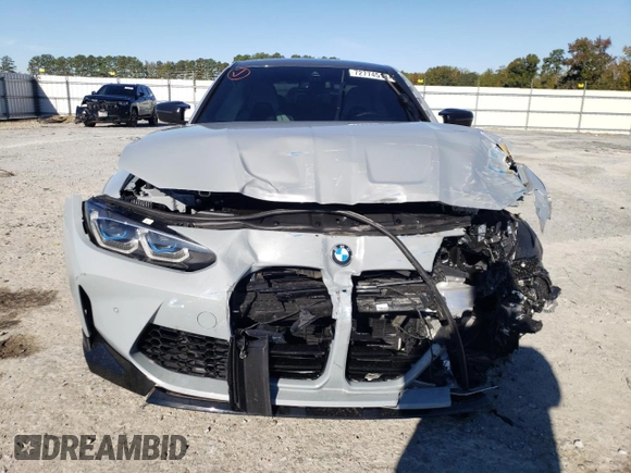 2021 BMW M3 with VIN WBS53AY01MFK81180, listed as a Copart auction lot 72774513 with 16,749 mi miles and Salvage Title. Bid and sale history available at carsss.com. Image 5.