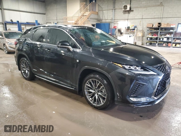 2022 Lexus RX with VIN 2T2YGMDA7NC084030, listed as a Copart auction lot 50323394 with 19,225 mi miles. Bid and sale history available at carsss.com. Image 4.