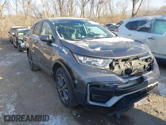 2020 Honda CR-V EX with VIN 5J6RW2H53LL038711, listed as a IAAI auction lot 41071101 with 73,694 mi miles and . Bid and sale history available at DreamBid. Image 1.