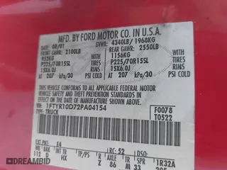 2002 Ford Ranger XL with VIN 1FTYR10D72PA04154, listed as a IAAI auction lot 41680681 with 170,079 mi miles. Bid and sale history available at carsss.com. Image 9.
