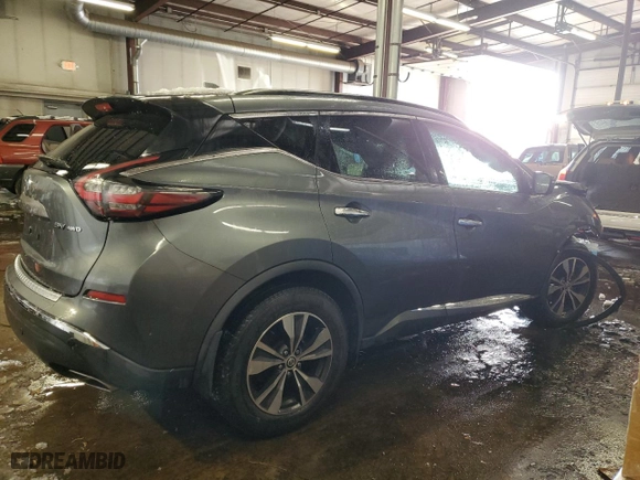 2020 Nissan Murano SV with VIN 5N1AZ2BS9LN119396, listed as a Copart auction lot 42634485 with 33,424 mi miles and Salvage Title. Bid and sale history available at carsss.com. Image 3.
