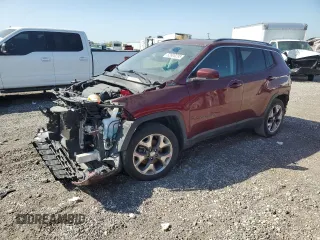 2021 Jeep Compass Limited z VIN 3C4NJCCB8MT580429, wystawiony jako Copart lot #52600295 z przebiegiem Nie podano mil oraz Szkoda całkowita • Salvage title. Historia ofert i sprzedaży dostępna na DreamBid. Obrazek 1.